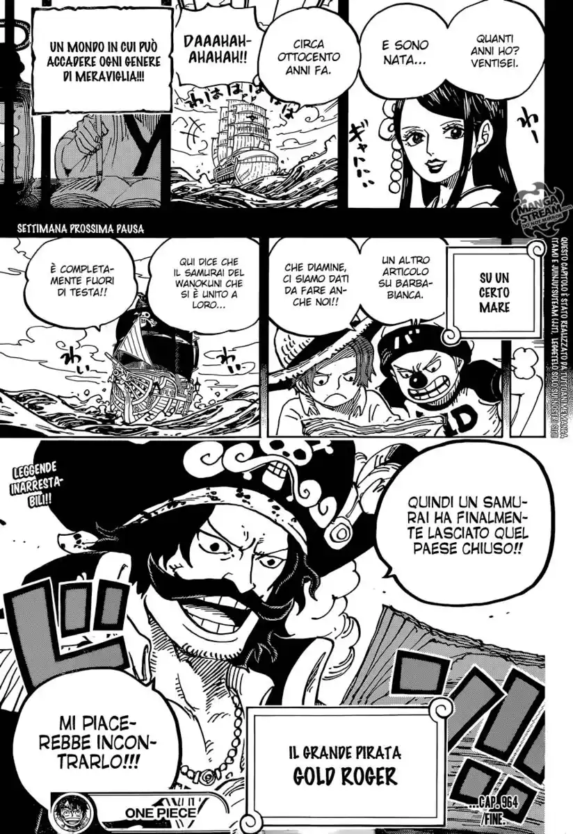 One Piece Capitolo 964 page 18