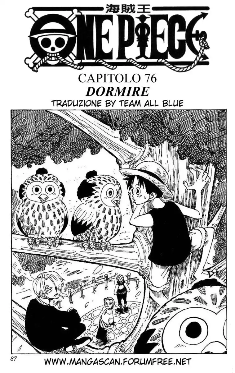 One Piece Capitolo 76 page 1