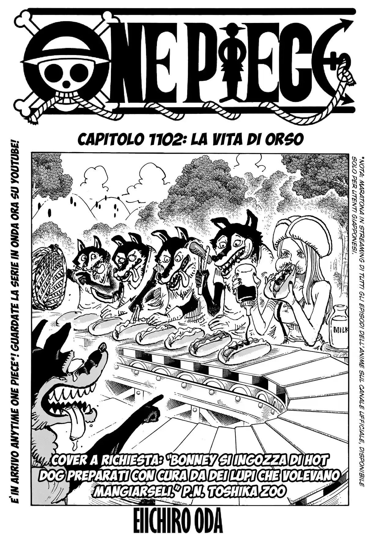 One Piece Capitolo 1102 page 1