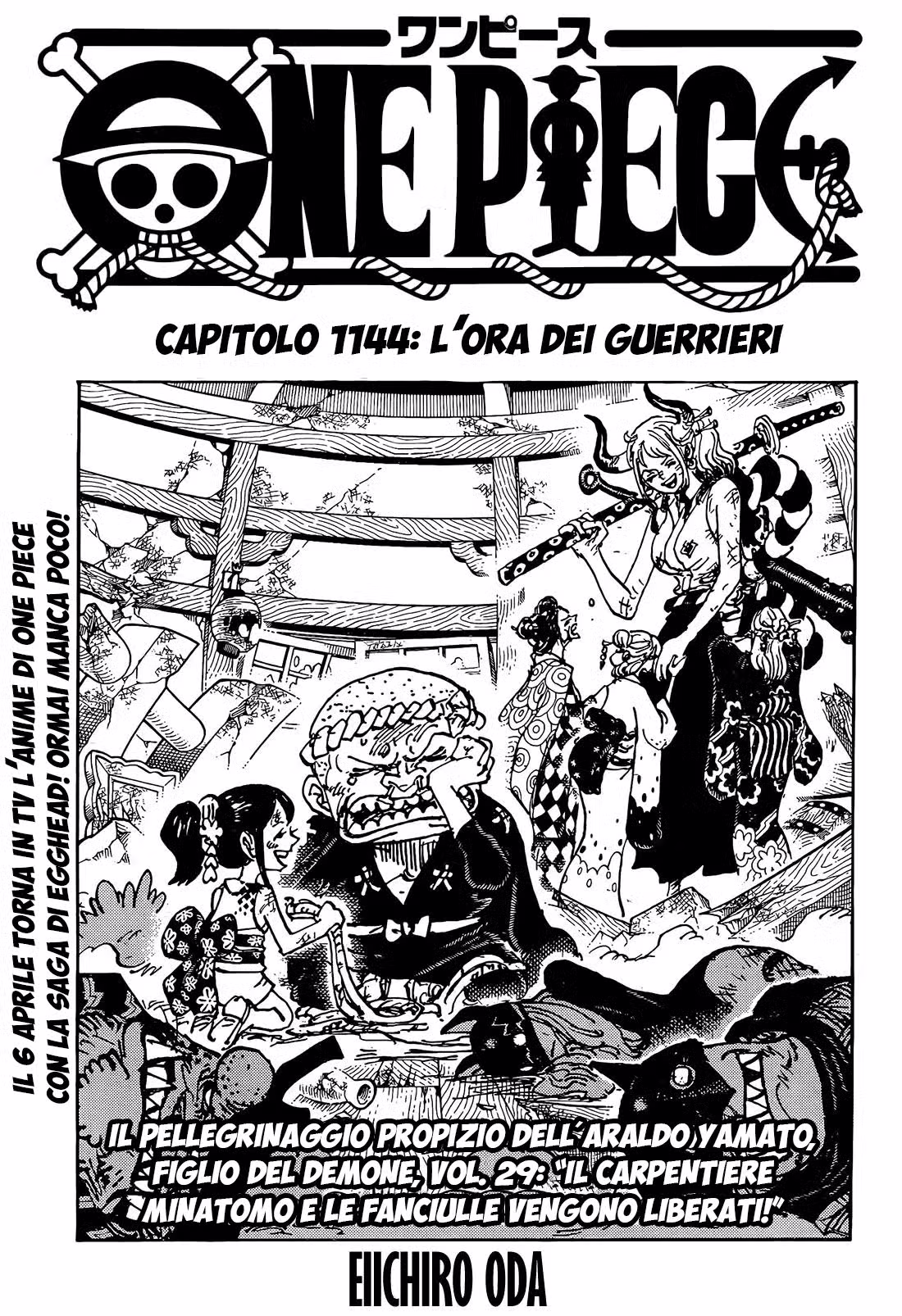 One Piece Capitolo 1144 page 1