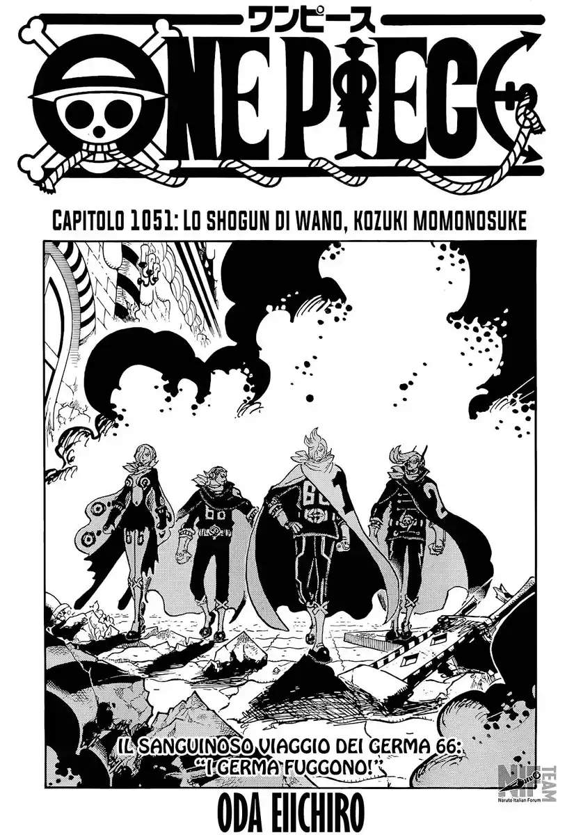 One Piece Capitolo 1051 page 1