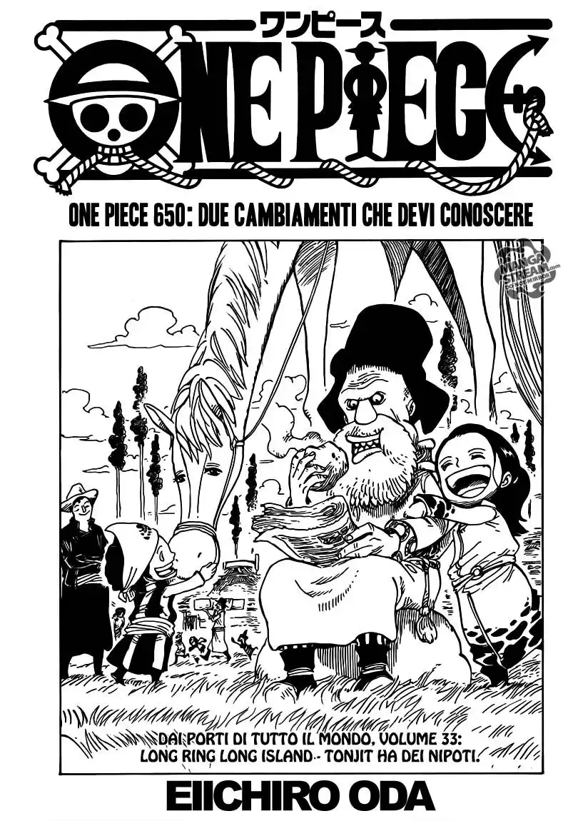 One Piece Capitolo 650 page 1