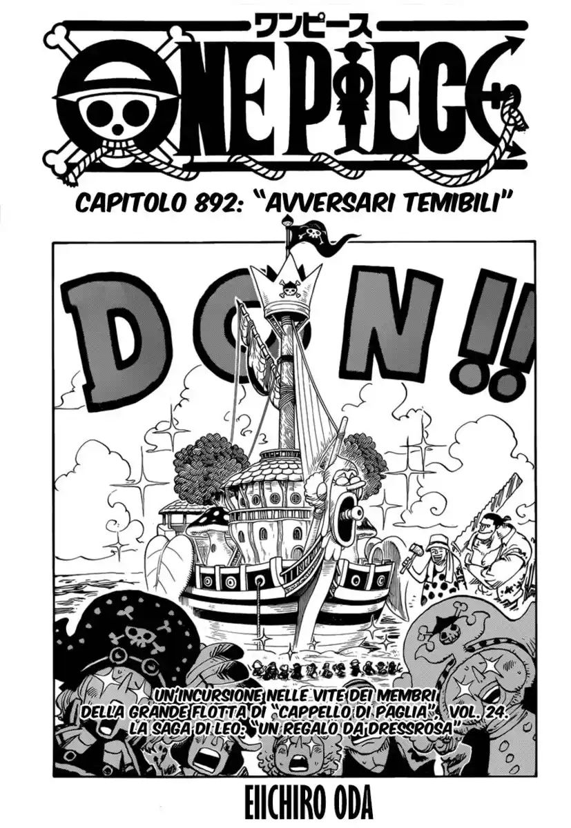 One Piece Capitolo 892 page 2