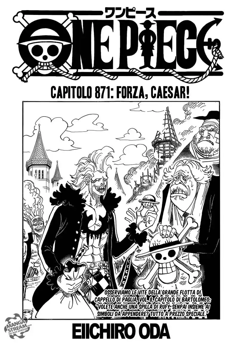 One Piece Capitolo 871 page 2