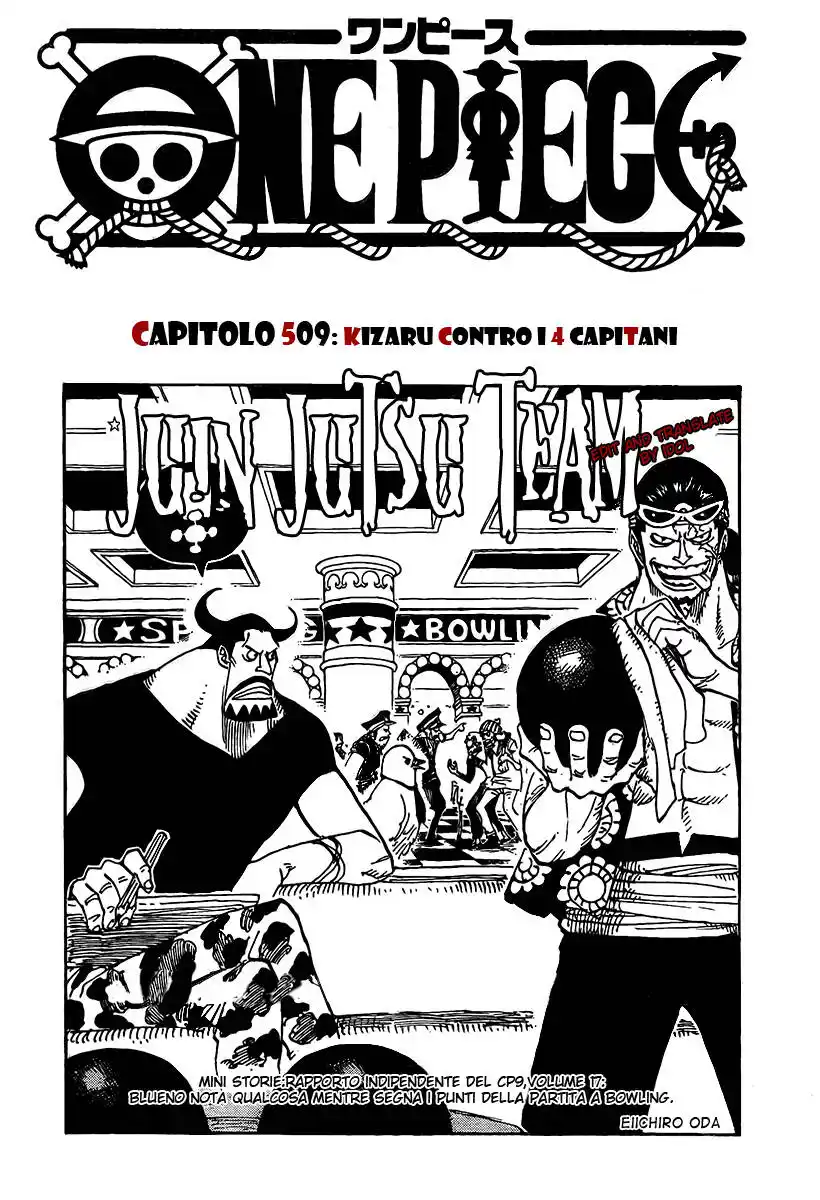 One Piece Capitolo 509 page 1