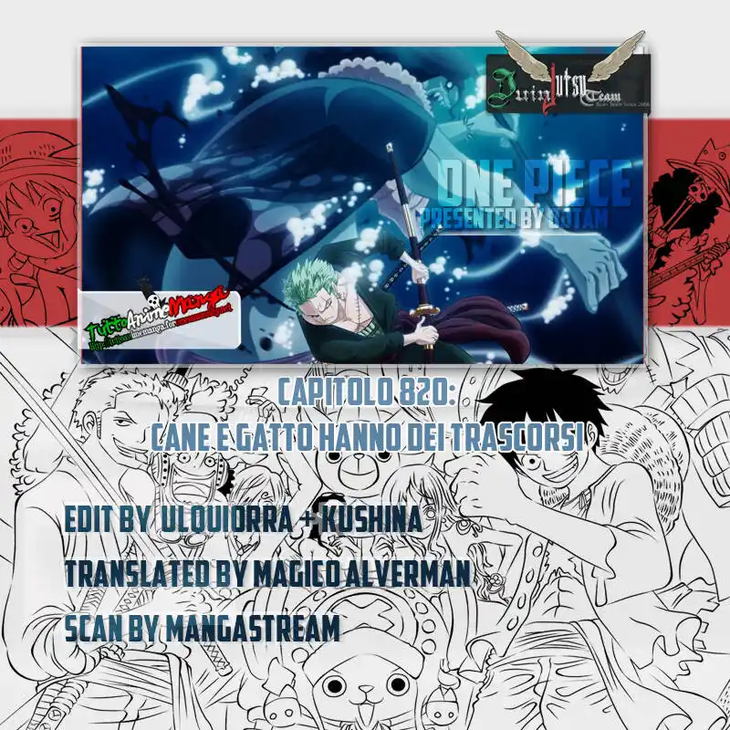 One Piece Capitolo 820 page 1