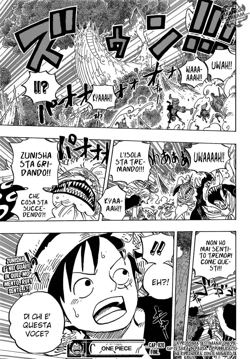 One Piece Capitolo 820 page 18