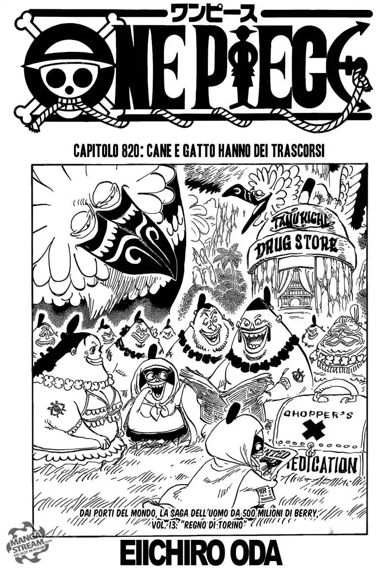 One Piece Capitolo 820 page 2