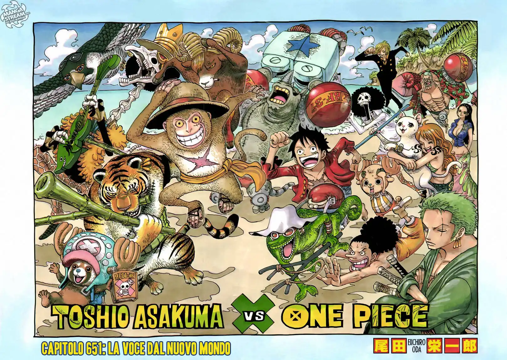 One Piece Capitolo 651 page 1