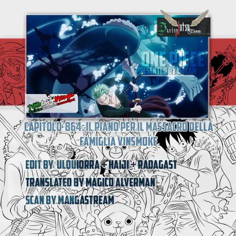 One Piece Capitolo 864 page 1