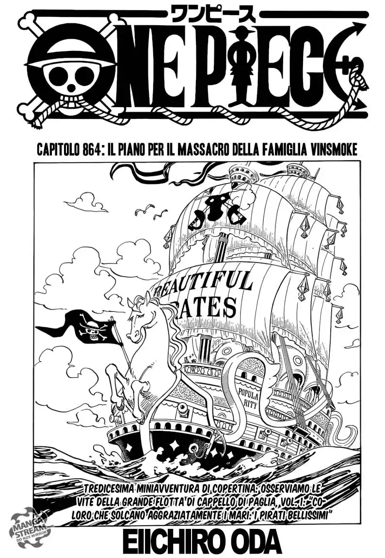 One Piece Capitolo 864 page 2