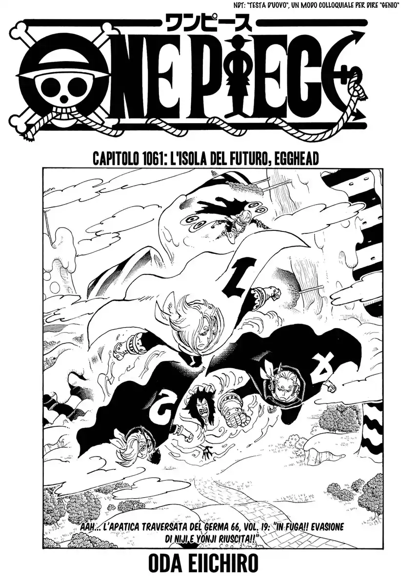 One Piece Capitolo 1061 page 2