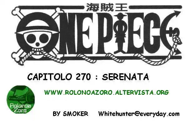 One Piece Capitolo 270 page 1