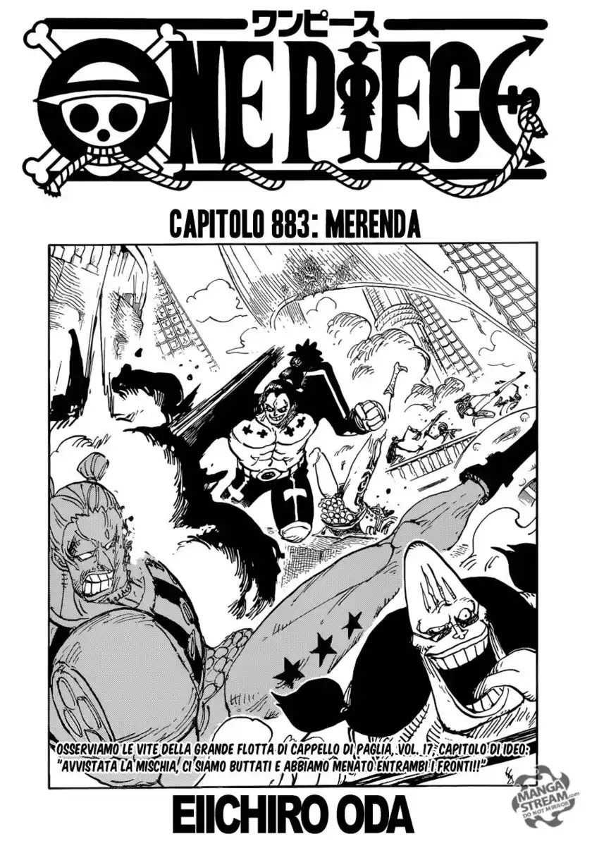 One Piece Capitolo 883 page 2