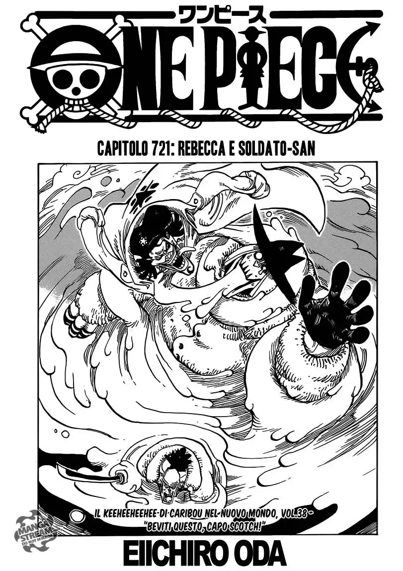 One Piece Capitolo 721 page 2