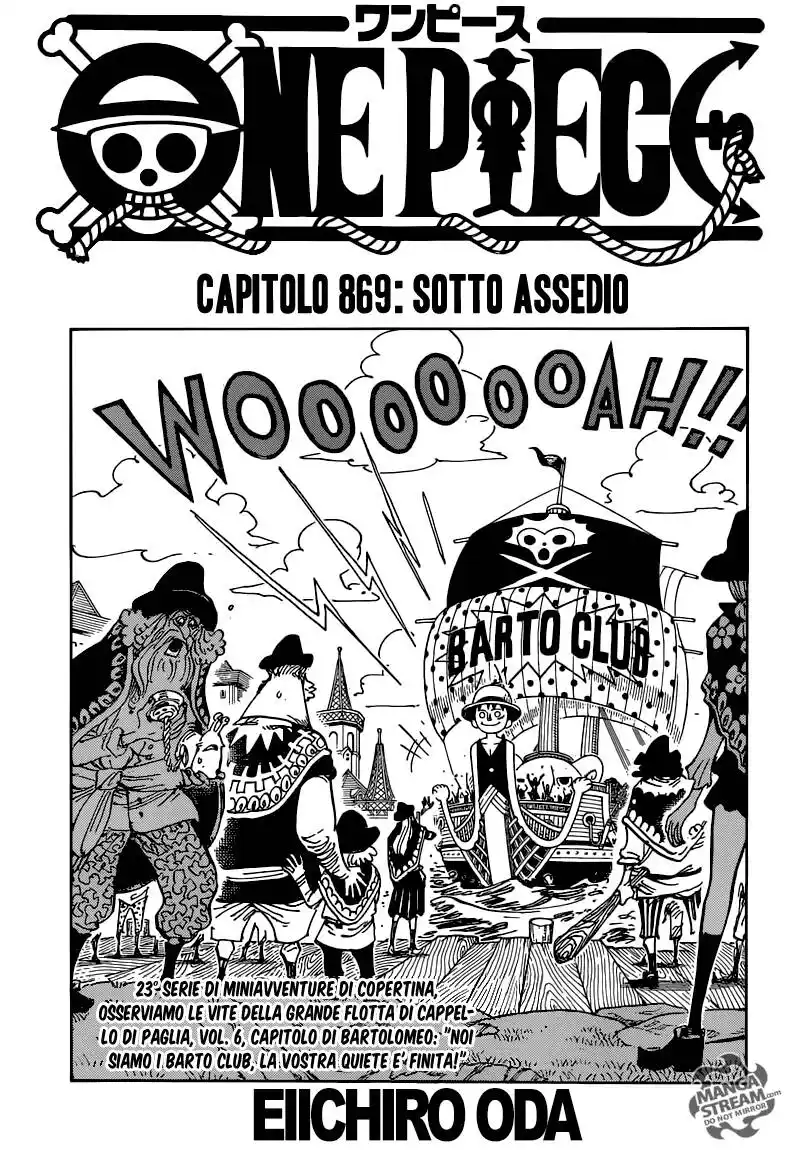 One Piece Capitolo 869 page 2