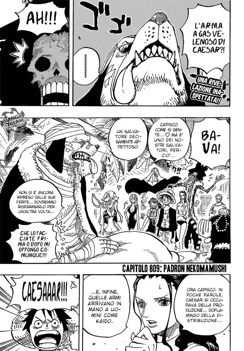 One Piece Capitolo 809 page 4