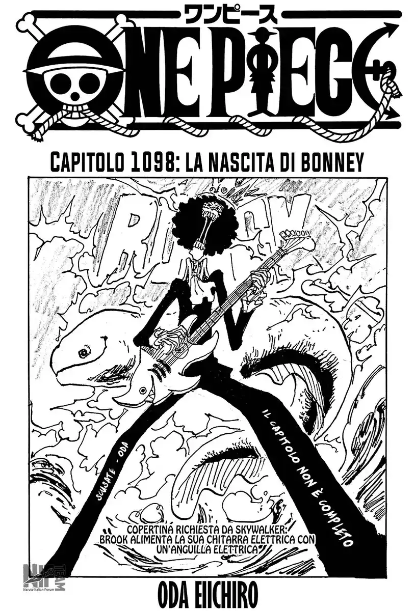 One Piece Capitolo 1098 page 1