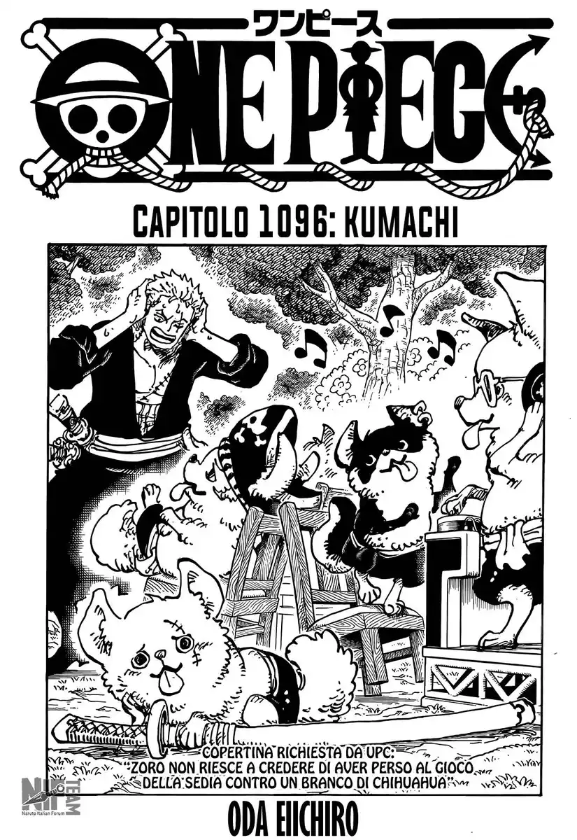 One Piece Capitolo 1096 page 1