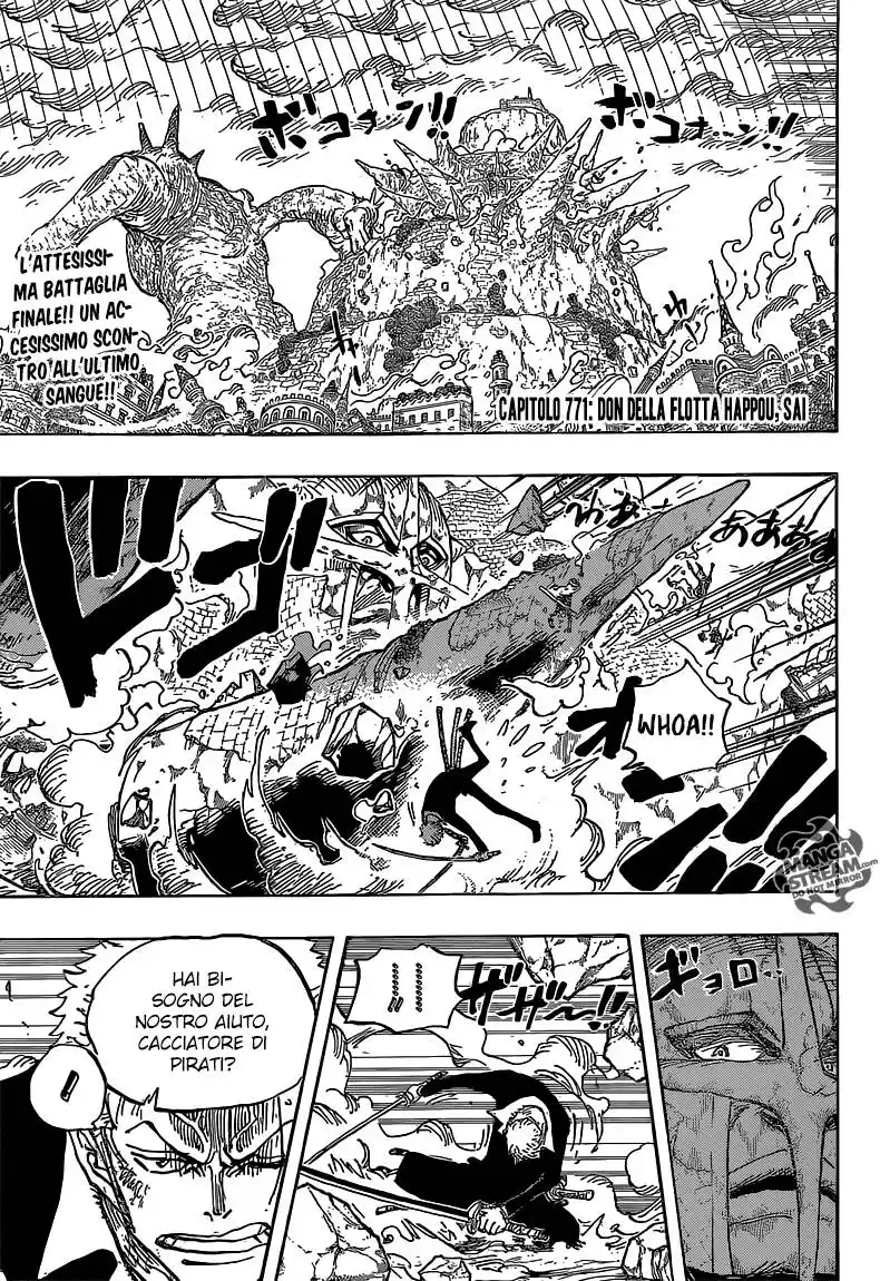 One Piece Capitolo 771 page 3