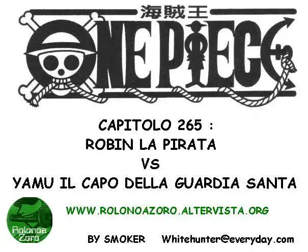 One Piece Capitolo 265 page 1