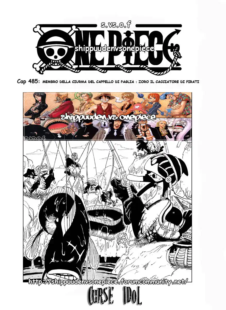 One Piece Capitolo 485 page 1