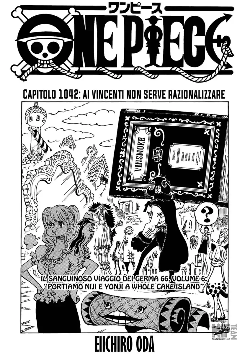 One Piece Capitolo 1042 page 1