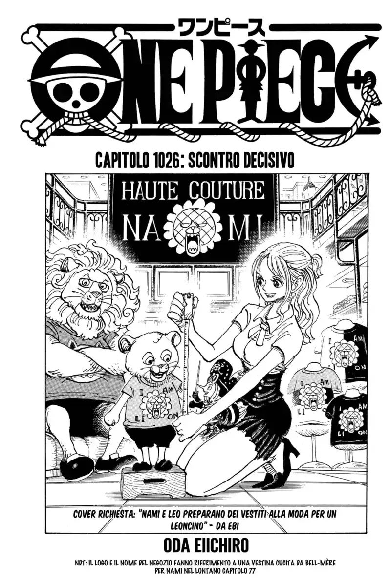 One Piece Capitolo 1026 page 2