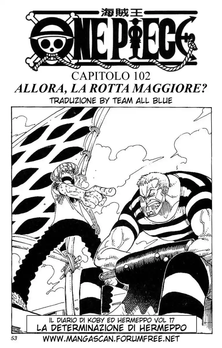 One Piece Capitolo 102 page 1