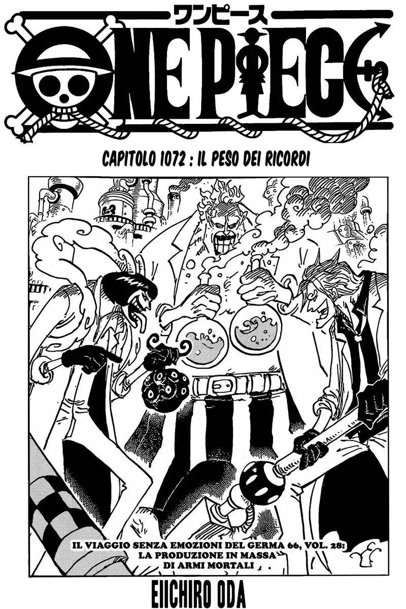 One Piece Capitolo 1072 page 1