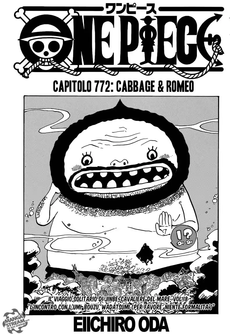 One Piece Capitolo 772 page 3