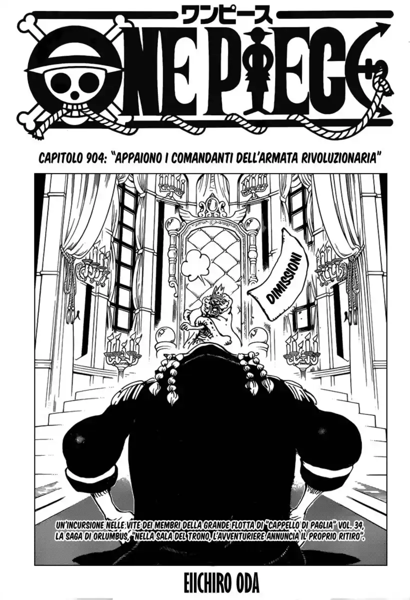 One Piece Capitolo 904 page 2