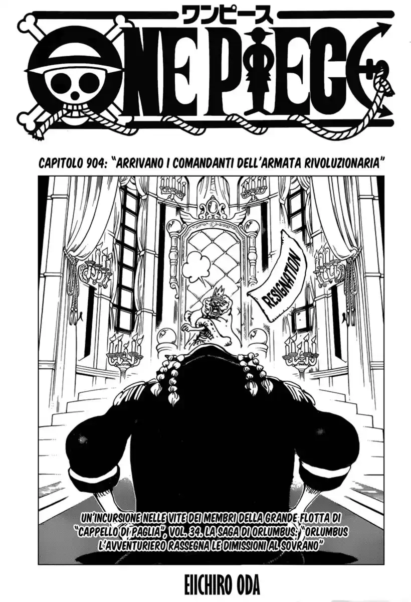 One Piece Capitolo 904 page 4