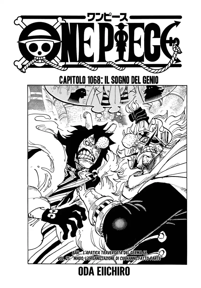 One Piece Capitolo 1068 page 2