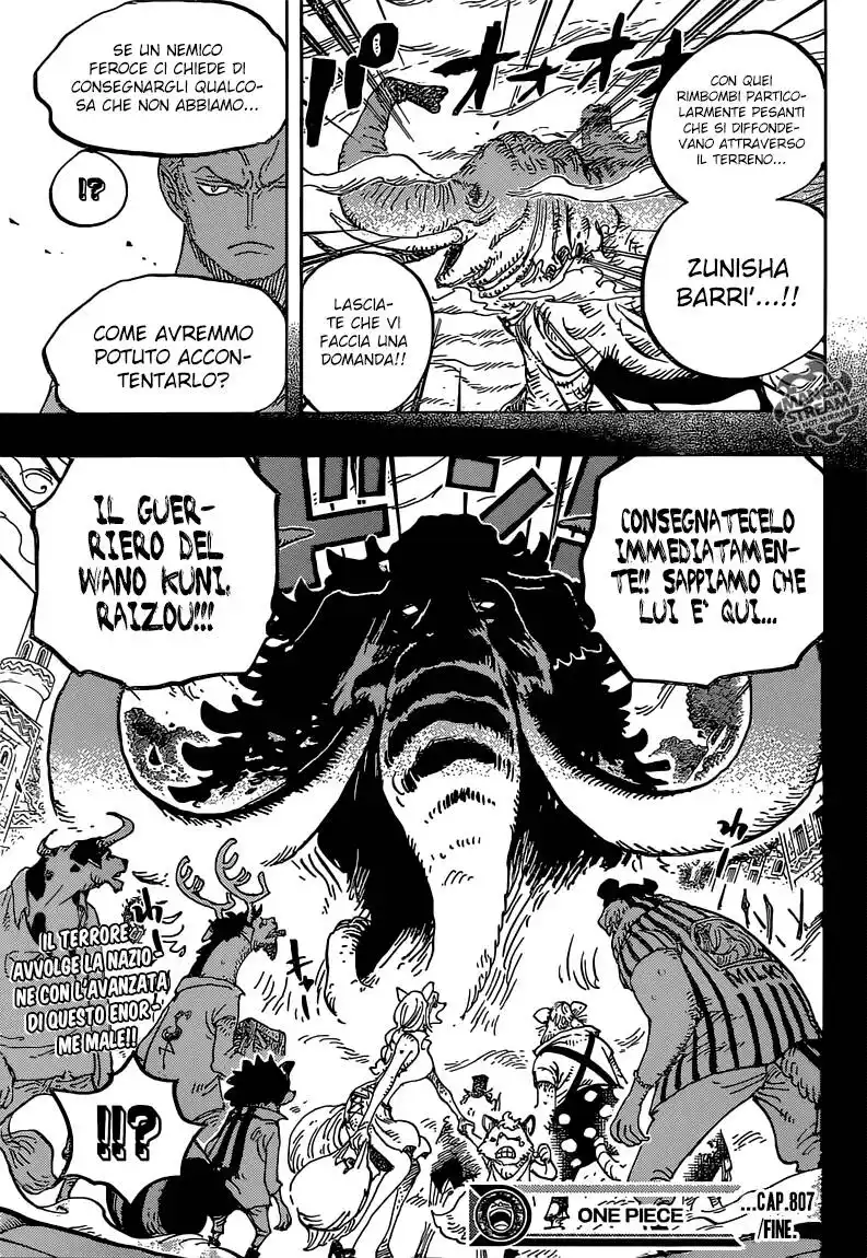 One Piece Capitolo 807 page 17