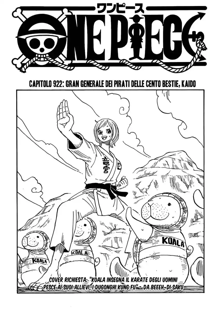 One Piece Capitolo 922 page 2