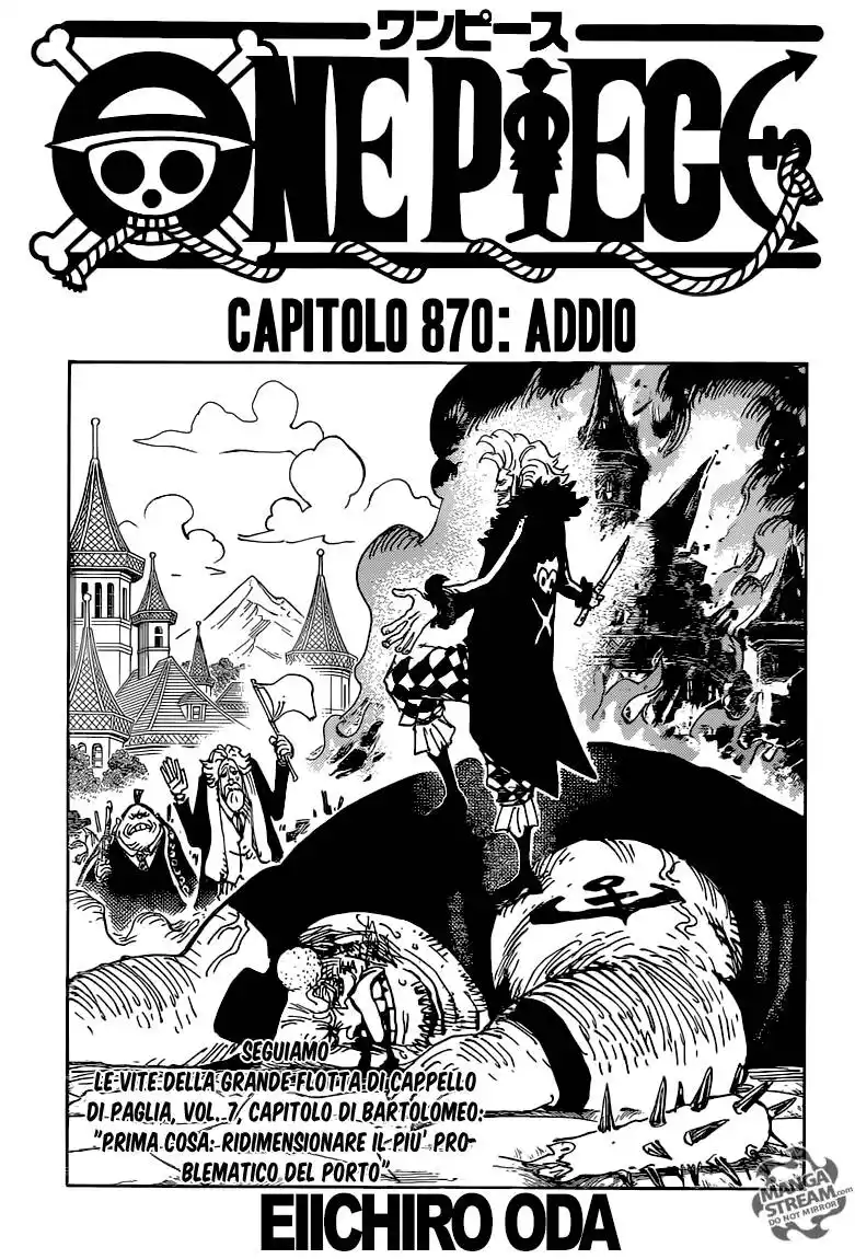 One Piece Capitolo 870 page 2