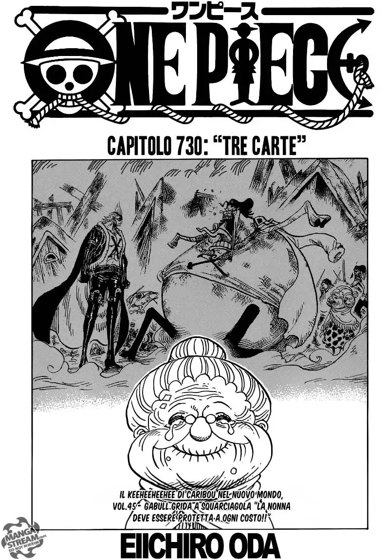 One Piece Capitolo 730 page 2