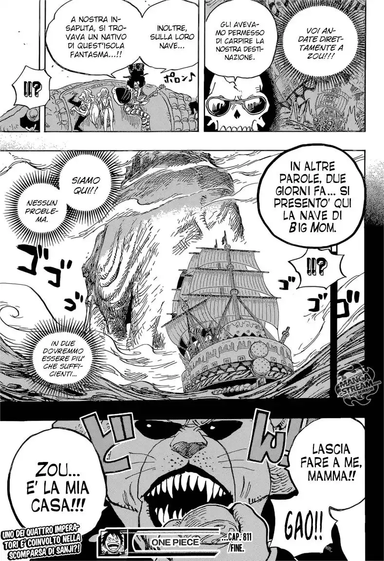 One Piece Capitolo 811 page 19