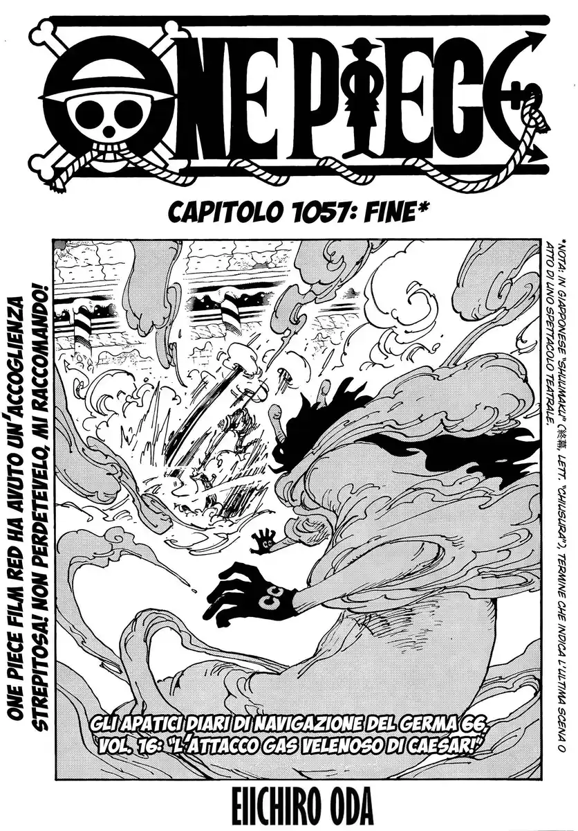 One Piece Capitolo 1057 page 1