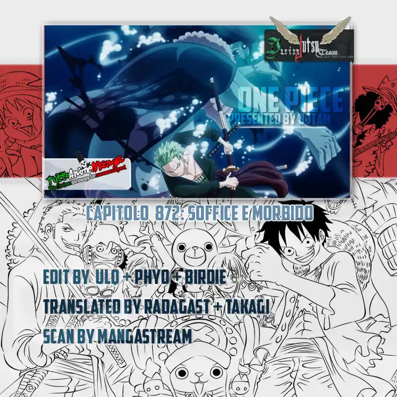 One Piece Capitolo 872 page 1