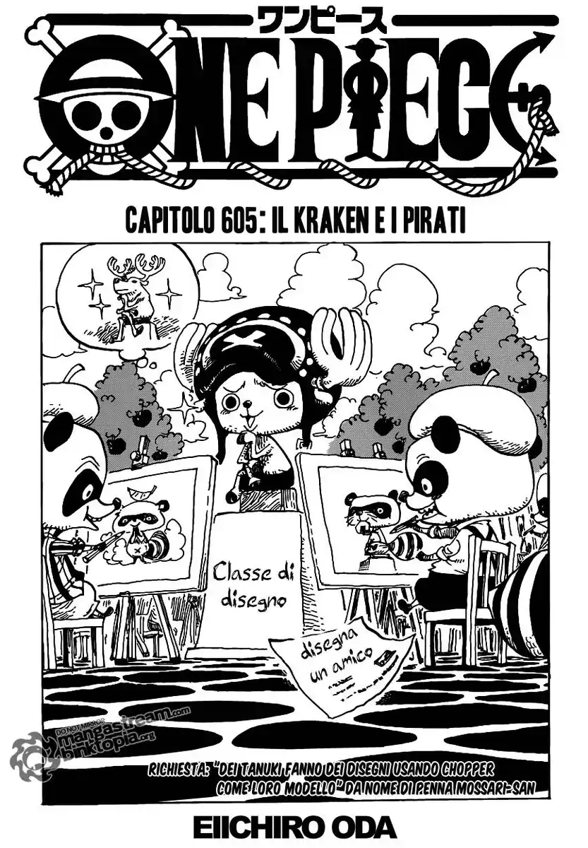 One Piece Capitolo 605 page 1