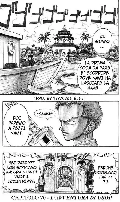 One Piece Capitolo 70 page 1