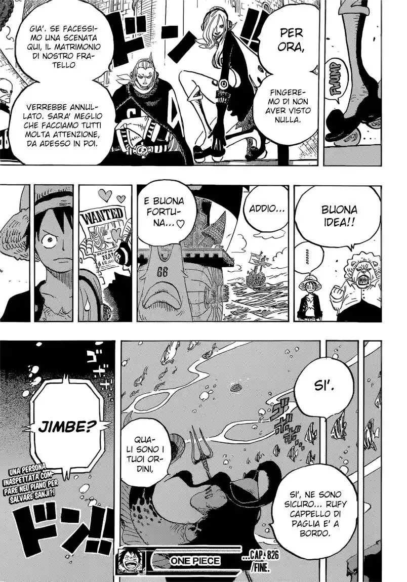 One Piece Capitolo 826 page 18