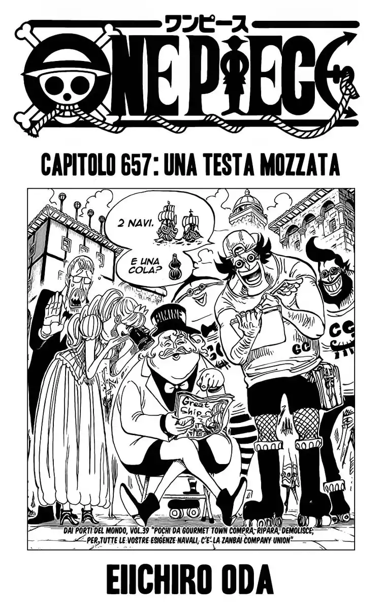 One Piece Capitolo 657 page 1