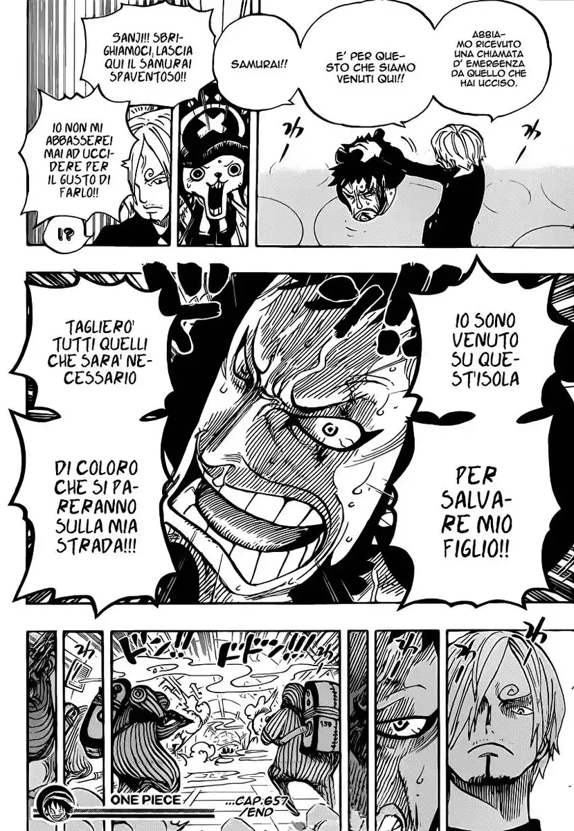 One Piece Capitolo 657 page 16