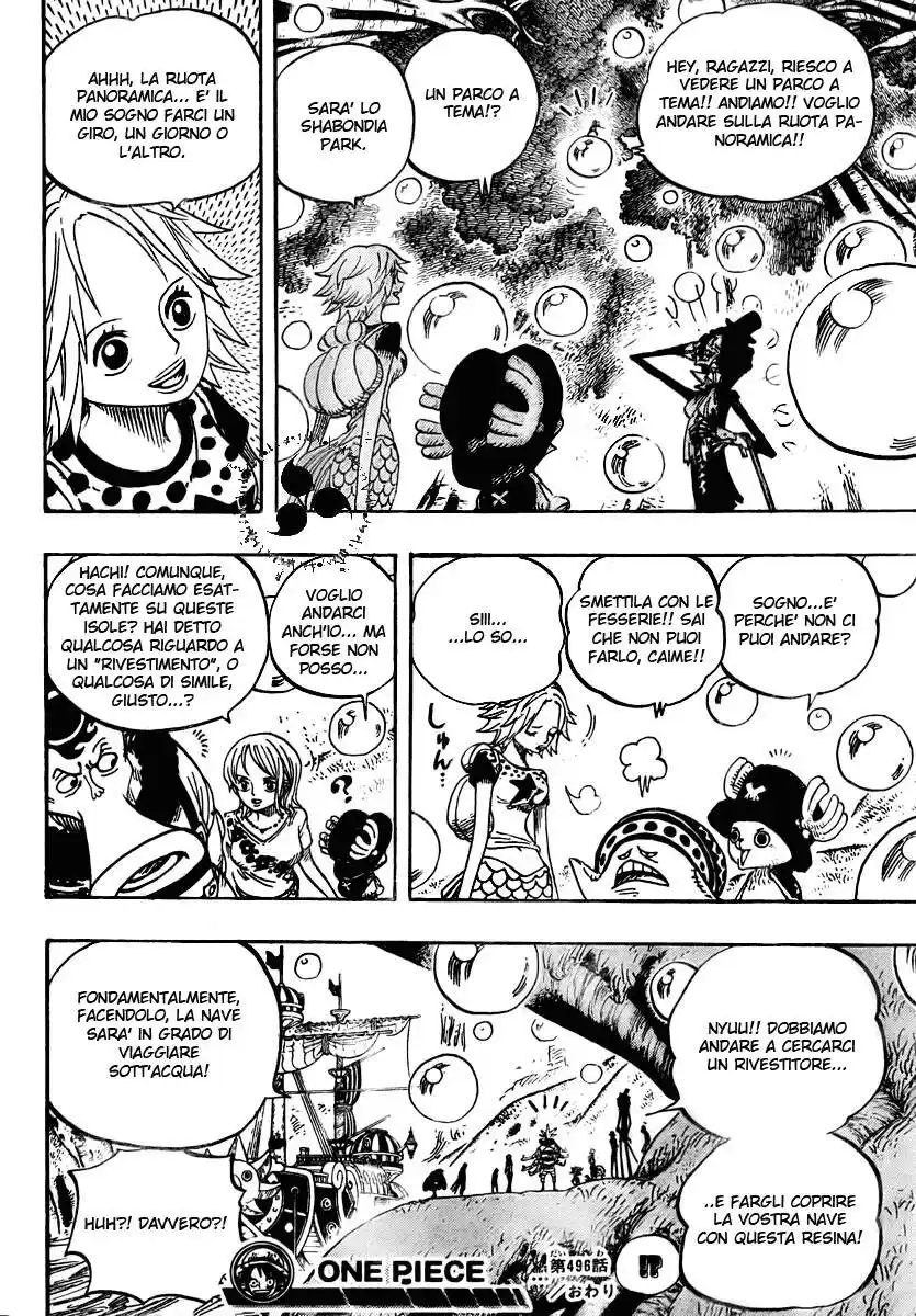 One Piece Capitolo 496 page 17