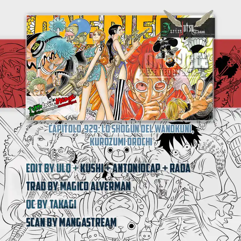 One Piece Capitolo 929 page 1