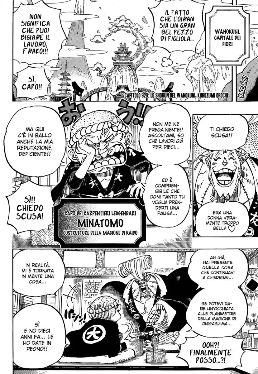 One Piece Capitolo 929 page 4