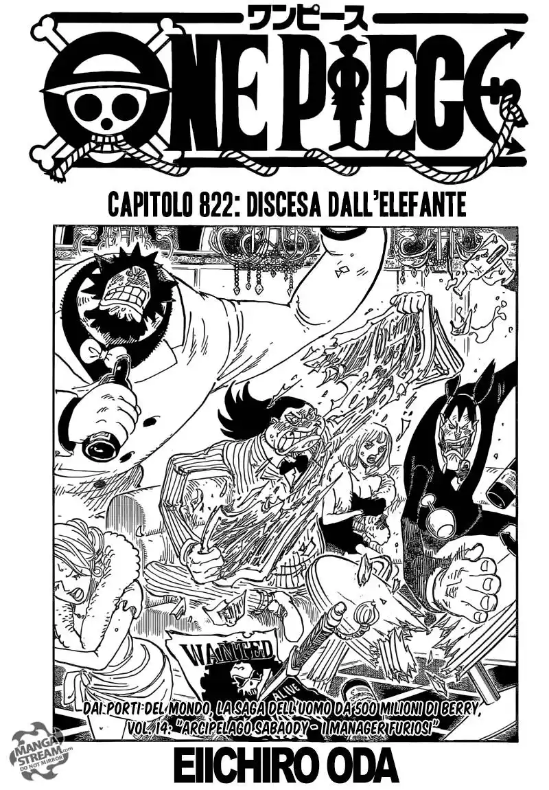 One Piece Capitolo 822 page 2